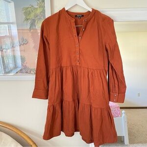 Madewell Rust Mini Dress